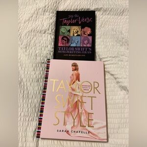 Taylor swift set of 2 hard cover books new